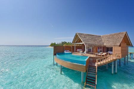 Water villa with pool
